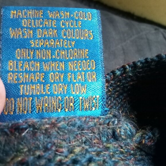 Vintage Pendleton Wool Cardigan Sweater Elbow Pads - Picture 6 of 8